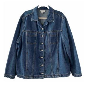 Jean Jacket 1X with vintage Texas Rodeo Pins